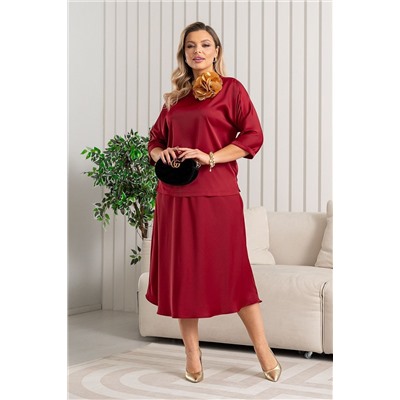 Юбка МЮ-241 бордо