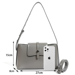 Женская сумка, кожа, MIRONPAN  521208 Темно-серый