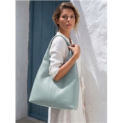 Женская кожаная сумка Richet 2903LN 897 Голубой