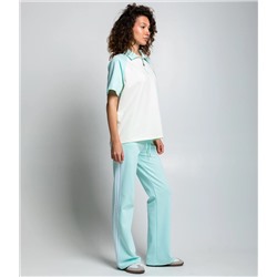 Спортивный костюм #КТ6605 (3), тиффани, кремовый