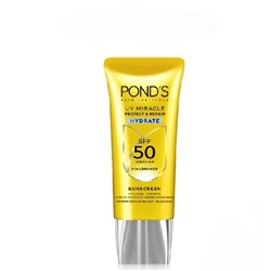 Солнцезащитный крем Pond’s UV Miracle Hydrate SPF 50+ PA++++, 30 мл