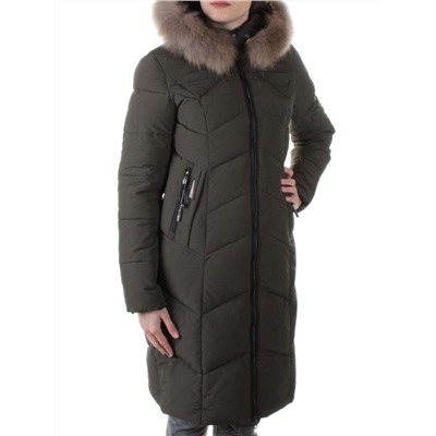 19-861 SWAMP Пальто с мехом енота Kacuci