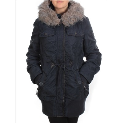 B-23 DARK BLUE Куртка зимняя женская NO NAME (100 гр. холлофайбер)