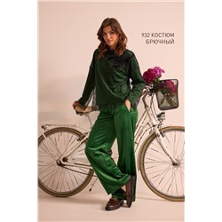 NiV NiV fashion 932 лиственно-зелёный, Брюки,  Джемпер