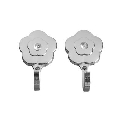 Держатель для штор однорожковый CAPPIO KC117, цвет хром, 2 шт.