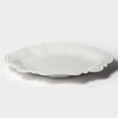 Блюдо Magistro «Сюита», d=35.8 см, фарфор, белое