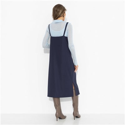 Сарафан, который стройнит, Для важных свиданий (синий)