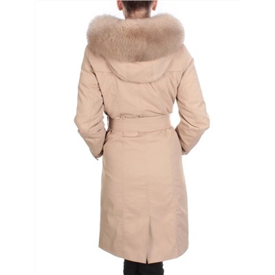 21002 DARK BEIGE Пальто зимнее женское MAILILUO (150 гр. холлофайбера)