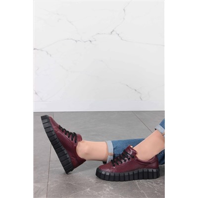 Кеды ED'ART 127.91505'bl. Бордовый R