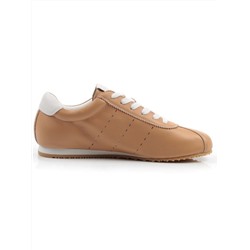 03-908396-5 DK. BEIGE Кеды женские (натуральная кожа)