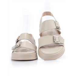 08-PEAQ196-2 LT. BEIGE Босоножки женские (натуральная кожа)