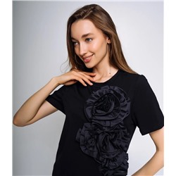 Футболка #КТ1050, чёрный
