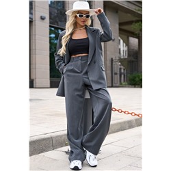 Брюки серые с карманами