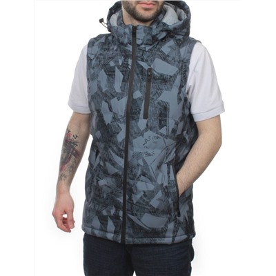 2121 GRAY Жилет мужской (100 гр. синтепон)