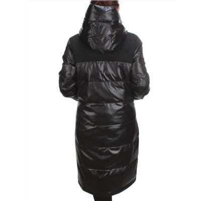 S21010 BLACK Пальто зимнее женское облегченное SNOW CLARITY