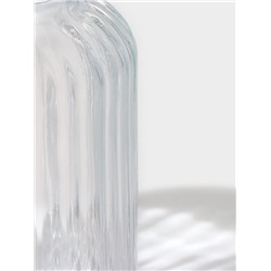 Банка для сыпучих Доляна «Зайка в золотом», 950 мл, с керамической крышкой, стекло, прозрачная