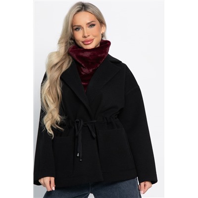 Пальто-пиджак (черный) Б15084-7М