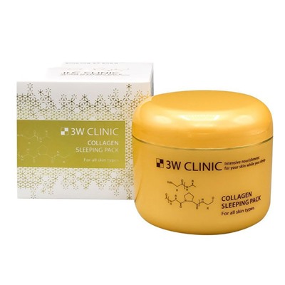 Укрепляющая ночная маска с коллагеном 3W CLINIC Collagen Sleeping Pack