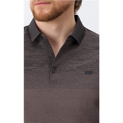 Поло F611-07-5858 brown