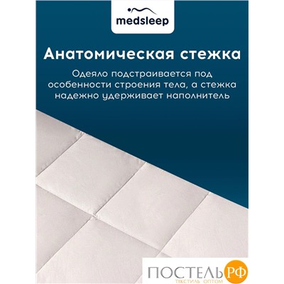 MedSleep ARIES Одеяло Зимнее 175х200, 1пр, хлопок/шерсть/микровол. 500 г/м2