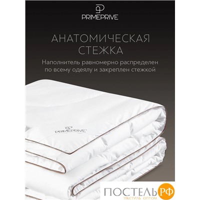 PRIME PRIVE Одеяло 172х205, ДУВЕД 1пр., хл. BIODYNAMIC COTTON/микрогель Airsoft, 300 г/м2