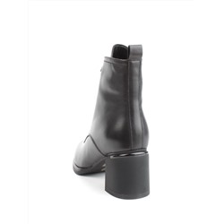 04-M3-2274 BLACK Ботинки зимние женские (натуральная кожа, натуральный мех)