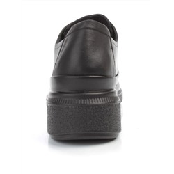 03-5313 BLACK Полуботинки женские (натуральная кожа)
