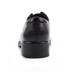 03-DYL85-1 BLACK Полуботинки женские (натуральная кожа)