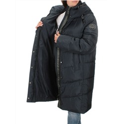 2122 DK.BLUE Пальто зимнее женское (200 гр .холлофайбер)