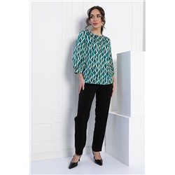 Блуза Мечта сезона (изумруд) Б12908-16М