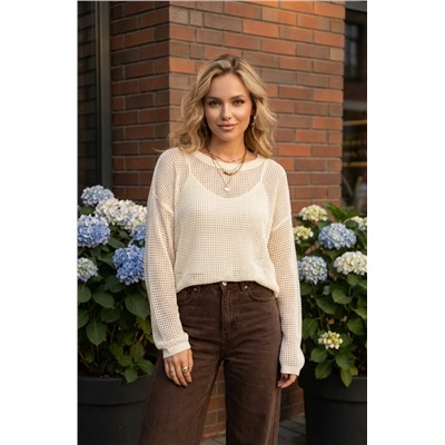 Джемпер и майка (вязаный трикотаж)