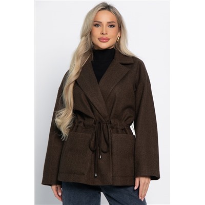Пальто-пиджак (шоколад) Б15088-7М
