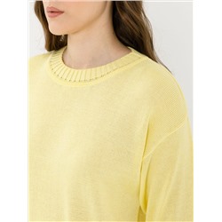Блуза вязаная жёлтого цвета