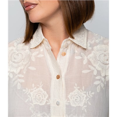 Рубашка #КТ702 (4), светло-бежевый