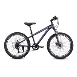 Велосипед 24" Krypton Hyperion KH10BR24 7sp чёрный красный