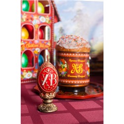 Декоративная свеча фигурная «Пасхальное яйцо резное»