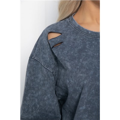 Футболка Микель (синяя) Б12598-20