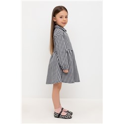 Платье серая клетка на белом к519 Crockid