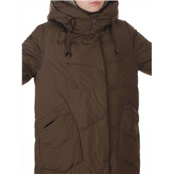 8806 DARK SWAMP Пальто зимнее женское (150 гр. холлофайбер)