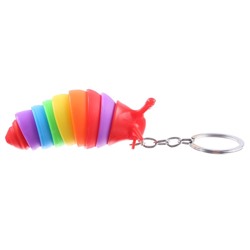 Игрушка антистресс гусеница «Чик-чирик», цвета МИКС, брелок, в шоубоксе