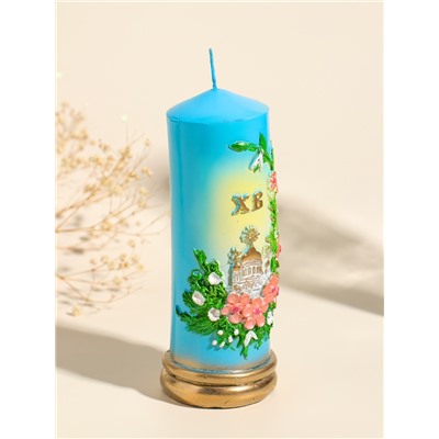 Свеча декоративная «Пасхальный столбик», 6×15.5 см, 250 г