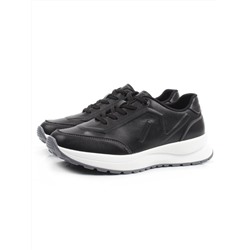 03-A9043-1 BLACK Кроссовки женские (натуральная кожа)