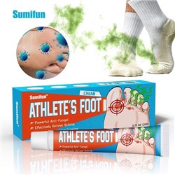 Sumifun Athlete`s foot крем против зуда пальцев ног, 20гр