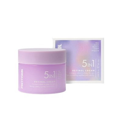Антивозрастной крем для лица с ретинолом PrettySkin Retinol Cream  5 in 1 50
