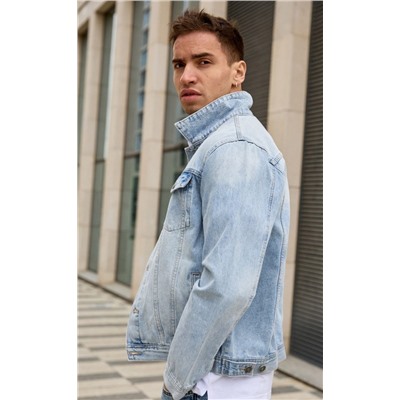 Куртка джинс F211-1272 l.blue