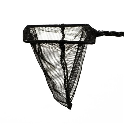 Сачок аквариумный, 10 см, чёрный