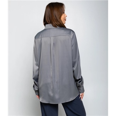 Рубашка #ОКТ085005, серый