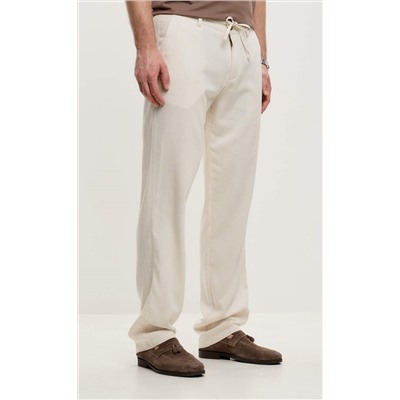 Брюки лен F511-0855 natural linen
