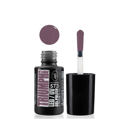 Триумф tf Лак-Гель для ногтей LED.UV Triumph of color 573 Серый тауп 43539