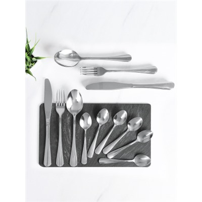 Столовые приборы 24 предмета / YGH24-101001-SILVER /уп 16/